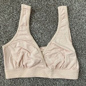 Storq Deluxe Nursing and Sleep Bra Size XS Blush